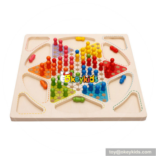 wholesale top fashion interesting children wooden toy checkers W11A064