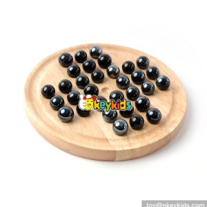 Wholesale new fashion kids wooden solitaire game for sale W11A075