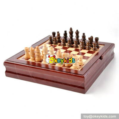 Wholesale most popular educational wooden International chess toy for children W11A077