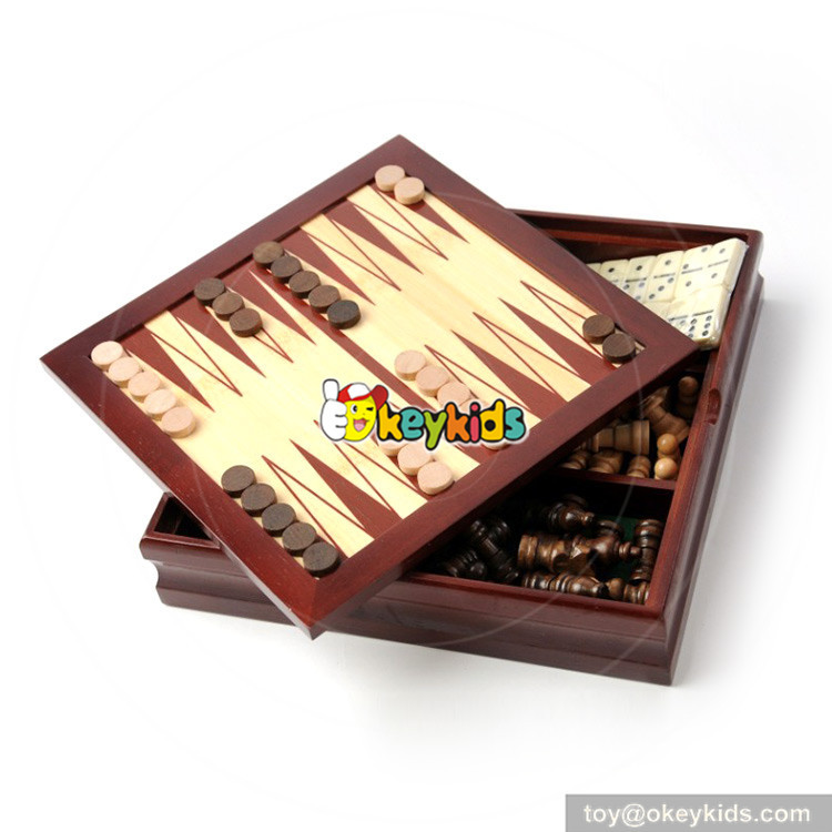 wooden chess set toy