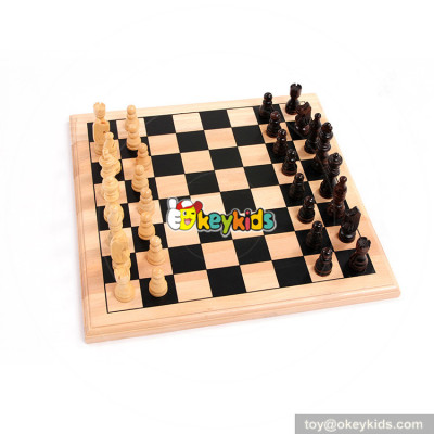 Wholesale hottest sale wooden toy international chess game W11A081