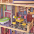 wholesale children luxurious and attractive wooden modern dollhouse new design kids toys gifts wooden modern dollhouse W06A223