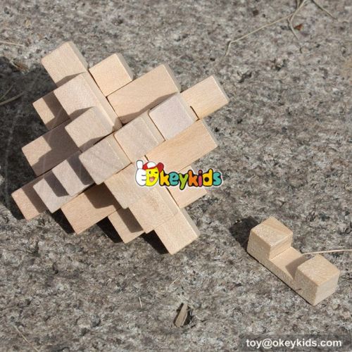 wholesale best quality wooden irregular figures intelligence game for W11C021