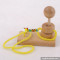 Wholesale best sale educational game wooden children rope puzzle toy W11C025