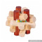Wholesale most popular educational wooden craft cube block puzzle W11C031