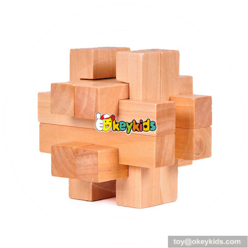 Wholesale hottest wooden mini blocks as children Brain development W11C040
