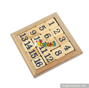 Wholesale unique style wooden sudoku toy for skill training W11C046