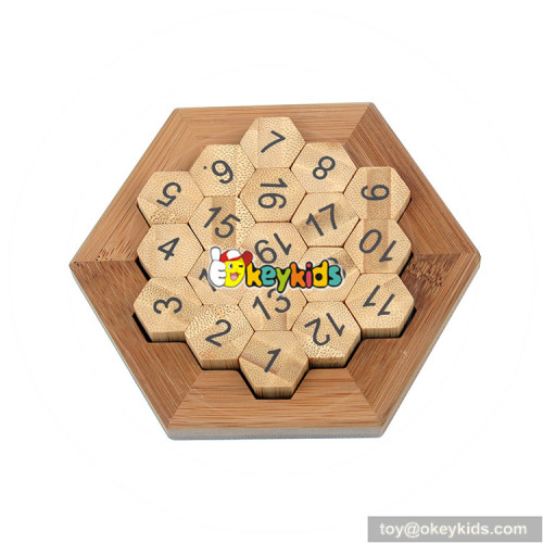 Wholesale unique style wooden sudoku toy for skill training W11C046