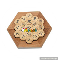 Wholesale creative style wooden beehive sudoku toy W11C047