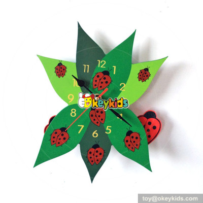 high quality children wooden forest series wall clock as decoration W14K029