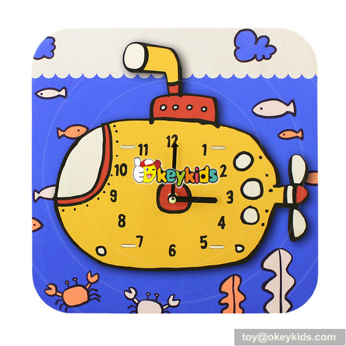 wooden puzzle clock