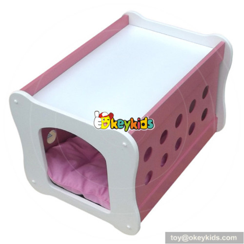 most popular kids wooden dog bed for sale as gift W06F002B