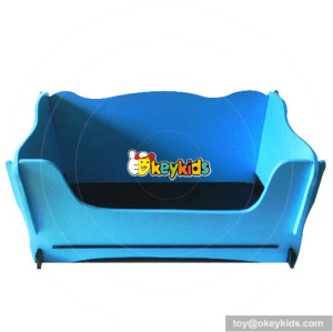 Hot sale comfortable rectangle wooden dog beds for children W06F004B
