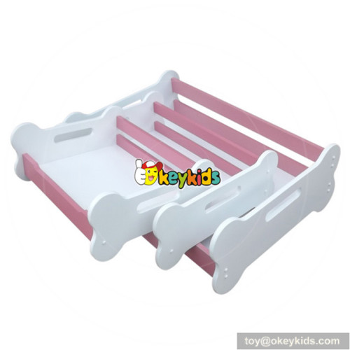 wholesale lovely children wooden cozy pet bed for sale W06F007A
