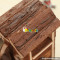 funny homes nature wooden hamster house for animal W06F018
