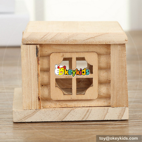 best design luxury wooden small hamster cage W06F026