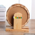 funny small animals creeping toy wooden pet running wheel W06F031