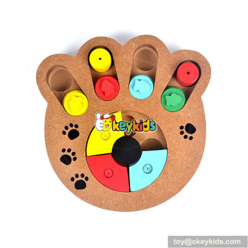 pets IQ training feeder wooden interactive cat toys W06F033