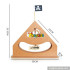 top fashion IQ training wooden cat puzzle feeder W06F036