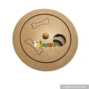 Best sale pet interactive wooden dog treat puzzles W06F041