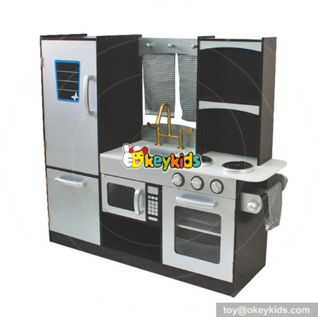 Okeykids Role Play Big Wooden Modern Kitchen Toy For Kids W10c337