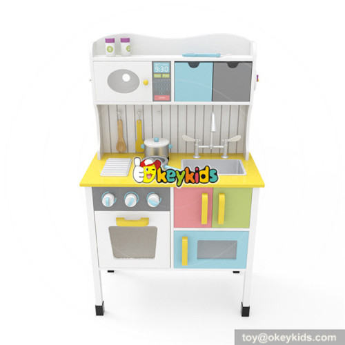 Okeykids Original Design Preschool wooden kitchen set toy for toddlers EQ training W10C355