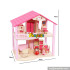Wholesale high value pink wooden miniature dollhouse toy for baby W06A261