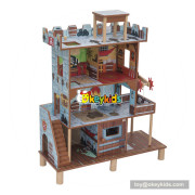 Okeykids Miniature Wooden Boy Dollhouse in Pirate Bay W06A283