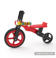 Newest design red wooden kids balance bike for learning walk W16C189