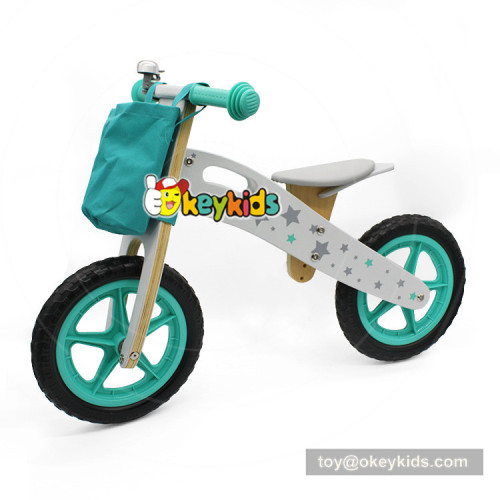 Okeykids Newest design children walking bike wooden balanced boys bicycles without pedal W16C194