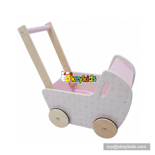 okeykids cheap pink wooden baby push toys for walking W16E082
