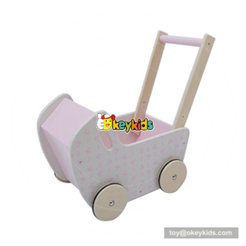 okeykids cheap pink wooden baby push toys for walking W16E082