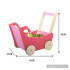 okeykids  cheap pink baby pull wooden toy cart for sale W16E083