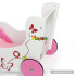okeykids new design lovely pink wooden doll stroller for baby push along W16E085