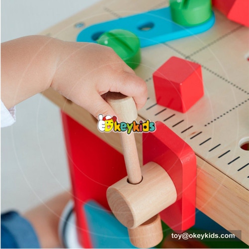 okeykids new hottest push along wooden first steps baby walker with tool toys W16E087