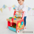 okeykids new hottest push along wooden first steps baby walker with tool toys W16E087