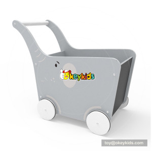 2018 New Original Design animal push walker wooden baby trolley walker for preschoolers W16E097