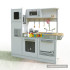 Okeykid new original design children white wooden toy kitchen with sounds W10C382