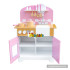 Okeykid new arrival elegant pink wooden girls kitchen set for pretend play W10C385