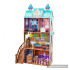 Okeykids wooden 3-story doll house toy for kids W06A266