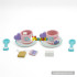 wooden cake and fruits food cutting toy for baby W10B198
