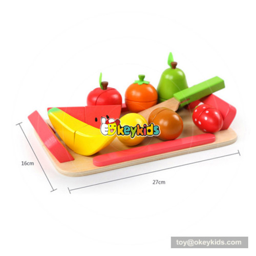 New arrival educational wooden kitchen toy fruit for girls W10B214
