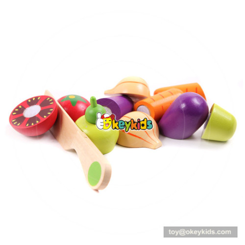 Educational wooden children toy fruit for pretend play W10B216