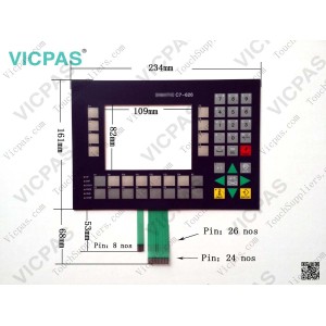 6ES7626-1AG01-0AE3 Clavier à clavier à membrane