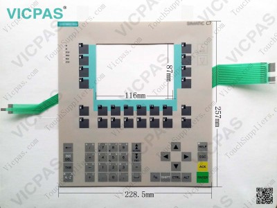 Membrane keyboard for 6EA7 636-2EB00-0AE3 membrane keypad switch