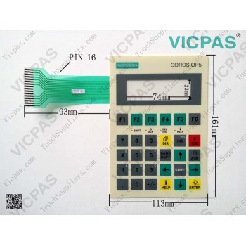 Siemens OP5 Replacement Membrane Keypad for 6AV3505-1FB12