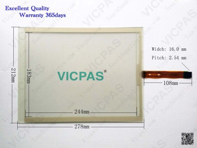 Touch screen panel for 6AV7 885-0....-.... touch panel membrane touch sensor glass replacement repair