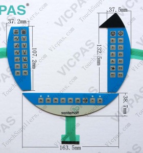 Folientastatur für Folientastaturschalter 5MP050.0653-03