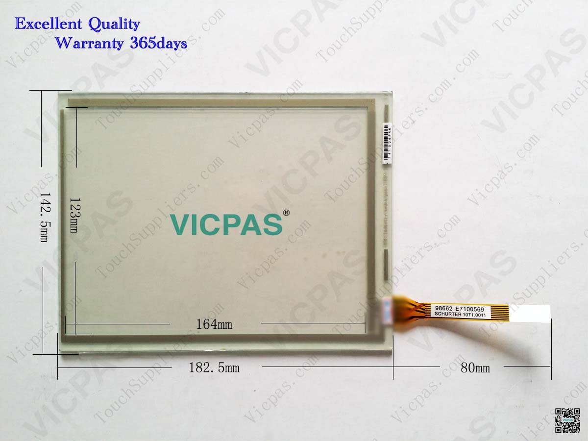 Touch Screen Glass Digitizer for AMT98662 AMT 98662 Touch Panel