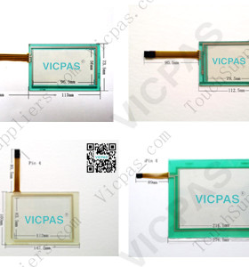 Touchscreen panel for RVT555-02 touch screen membrane touch sensor glass replacement repair
